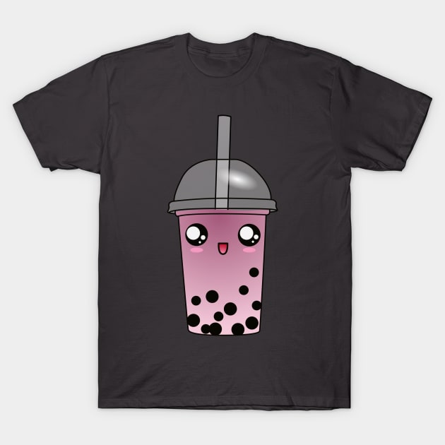 Happy Taro Boba T-Shirt by ziafrazier